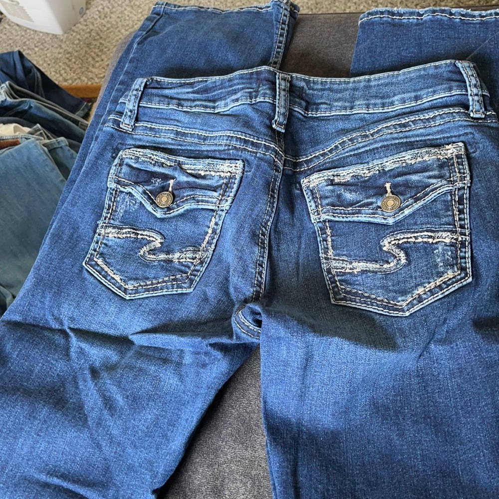 Silver jeans